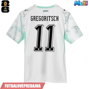 Lacne Muži Futbalové dres Rakúsko Michael Gregoritsch #11 MS 2026 Krátky Rukáv - Preč